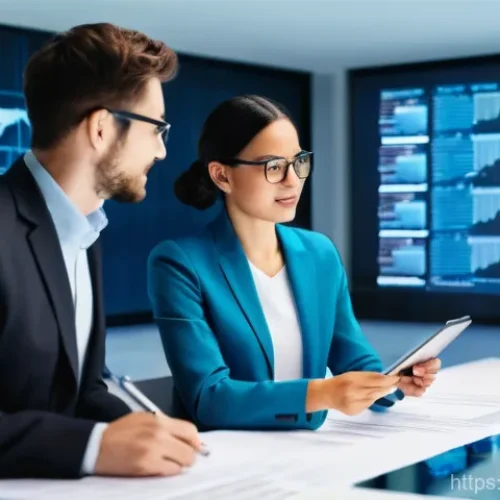 지적재산권 관련 직업의 미래 전망 - **Prompt:** A dynamic, diverse team of three intellectual property professionals (two women and one ...