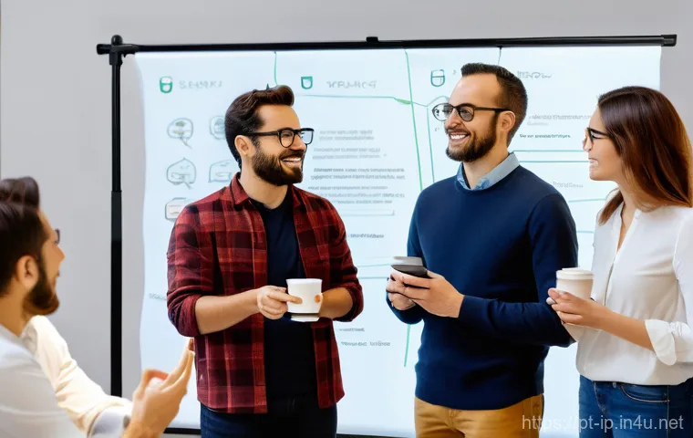 지적재산권 컨설턴트로서의 하루 - **Prompt: Harmonious AI-Human Partnership in Conceptualizing Intellectual Property**
    A sophistic...